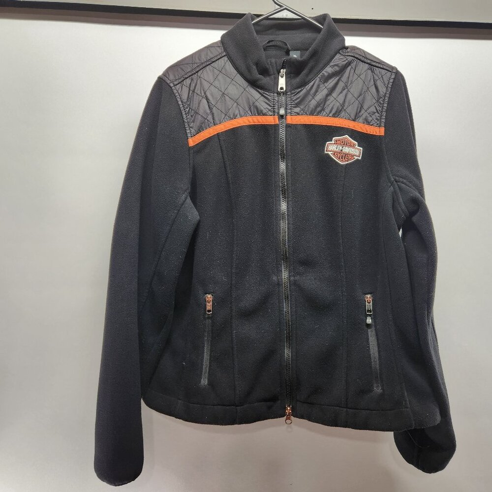 Women's Harley Davidson fleece jacket size XL.